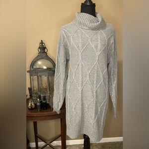 Hollister gray sweater dress